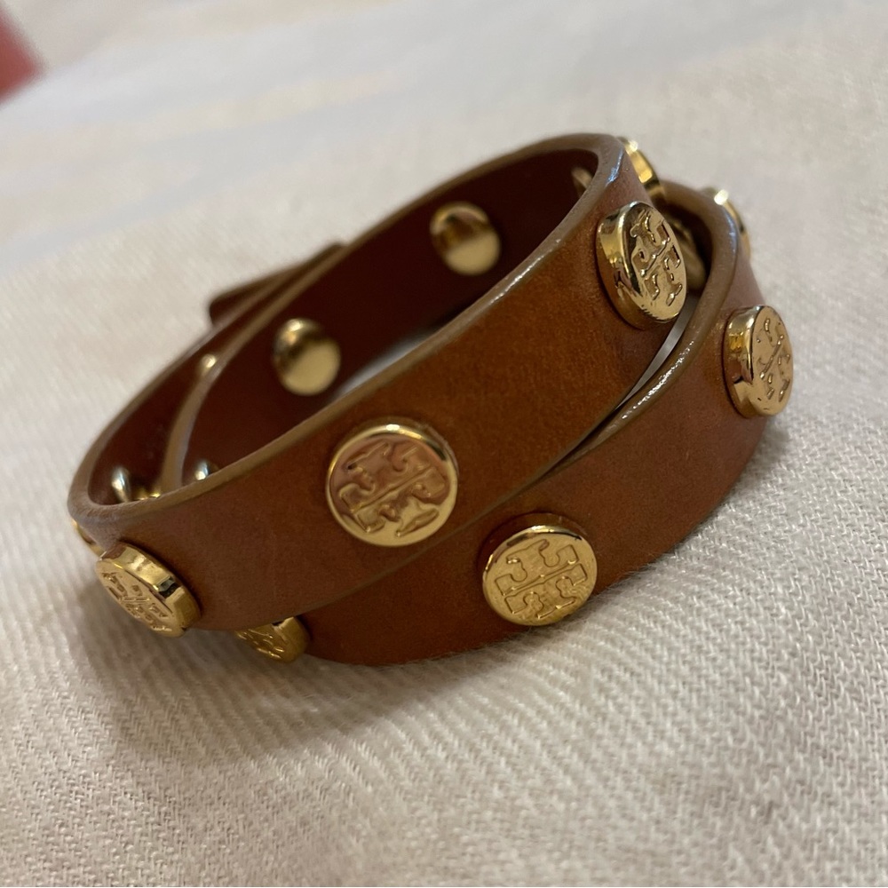Tory Burch Leather Wrap Bracelet